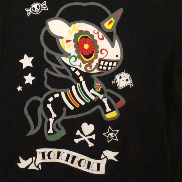 Tokidoki Zombie Unicorn T-shirt - Picture 2 of 9